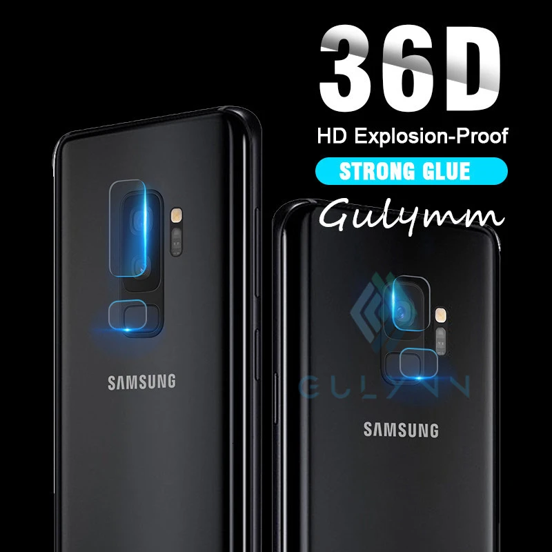 36D Защитная пленка для камеры Samsung S8 S9 J4 J6 Plus защита экрана прозрачная задняя линза