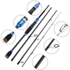 Sougayilang 1.8/2.1m Spinning Casting Fishing Rod Carbon Fiber Line Guides Strong Reel Seat Ultra Light Fishing Poles ► Photo 2/6