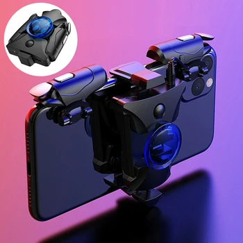

L1 R1 Trigger Mobile Phone Gamepad Controller Shoot Aim Fire Button for PUBG Cell Phone Shooter Gaming Mobile Game Pad Grip L1R1