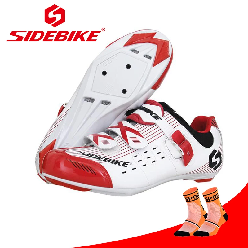 package 2 for W SIDEBIKE, обувь для шоссейного велосипеда, велосипедные педали, sapatilha ciclismo, самоблокирующиеся, дышащие, для спорта на открытом воздухе, атлетические, для езды на велосипеде, snekaers - Цвет: package 2 for W