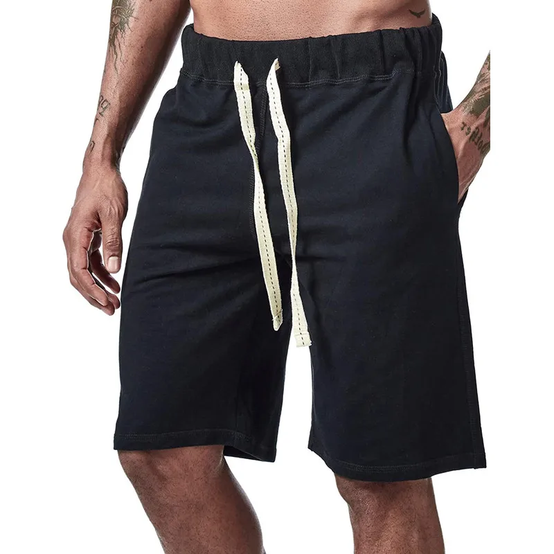 Newest Fashion Summer Cotton Men'sSweatpants Shorts Man High Quality Breathable Quick Dry Sportswear Jogger Casual Beach Shorts smart casual shorts