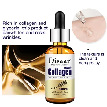 Disaar Collagen Face Serum Anti-Aging Wrinkle Brighten Skin Colour Essence Lift Firming Whitening Moisturizing Repair Skin Care 1