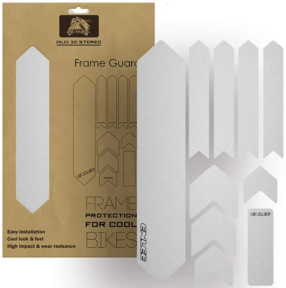 Autocollant Protection Cadre Vélo – Résistant Aux Rayures – 330×66mm
