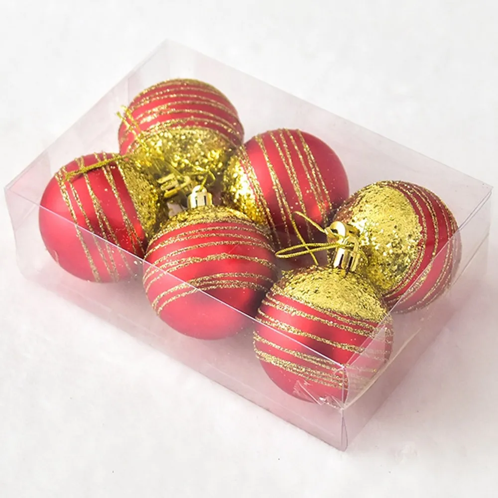 

Bright Christmas Tree Ball Bauble Hanging Wedding Decor Colorful Christmas Ball Home Party Ornament Christmas Tree Decorations