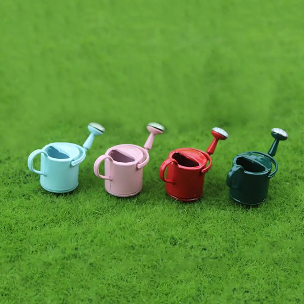 1/12 Dollhouse Miniature Garden Accs Garden Tools Watering Can Green Plant 1/12 Dollhouse Miniature Garden Accs Garden Tools Watering Can Green Plant