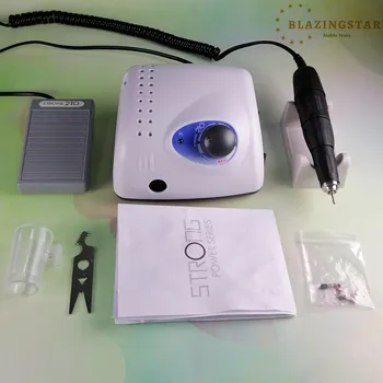 

Strong 210 102L Nail Drill 65W 35000RPM Handpiece Machine Cutter for Manicure Electric Pedicure Nail File Bit Nail Art Equipment