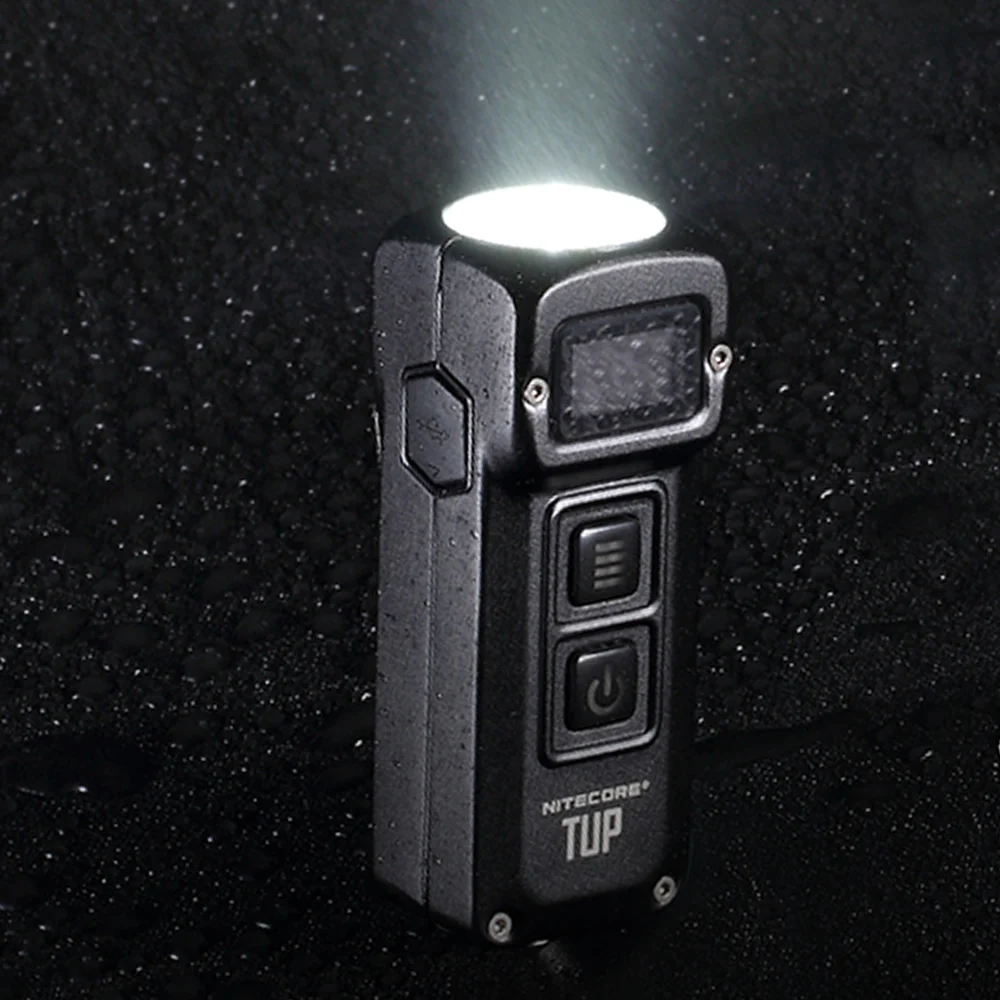 Nitecore TUP светодиодный светильник-брелок CREE XP-L HD V6 1000 LMs O светодиодный дисплей Встроенный аккумулятор 1200 мАч USB Перезаряжаемый светильник-вспышка s