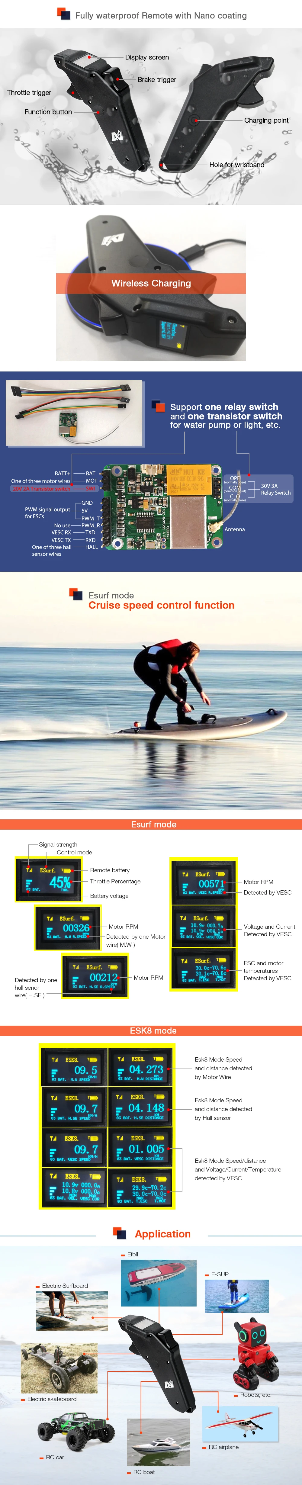 防水遥控器产品详情