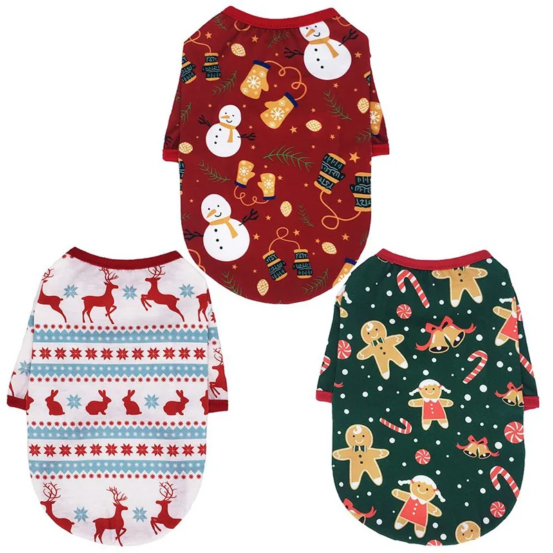 

Pet Dog Clothes Christmas Costume Cute Cartoon Clothes For Small Dog Cloth Costume Dress Xmas Apparel For Kitty Dogs