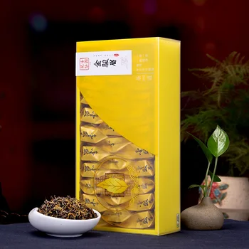 

Wuyishan black Tea with Honey Leaf Flavor Jin Jun Mei Gift Box Chinese famous tea