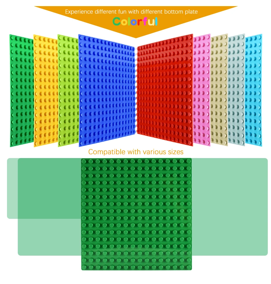 Bloco de Mable Placa de Base Placa de Base da Parede da Cidade Tamanho Grande Corrida Building Block Compatível Legoinglys Duploed Funil Slide da Parede Cidade 77 Pçs - Set 15 High Quality Brinquedos e hobbies