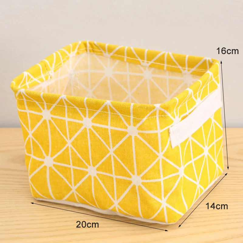 MICCK новая складная корзина ящик для хранения белья большая корзина складная Одежда Игрушка держатель ведро Органайзер коробка большая емкость - Цвет: Yellow S