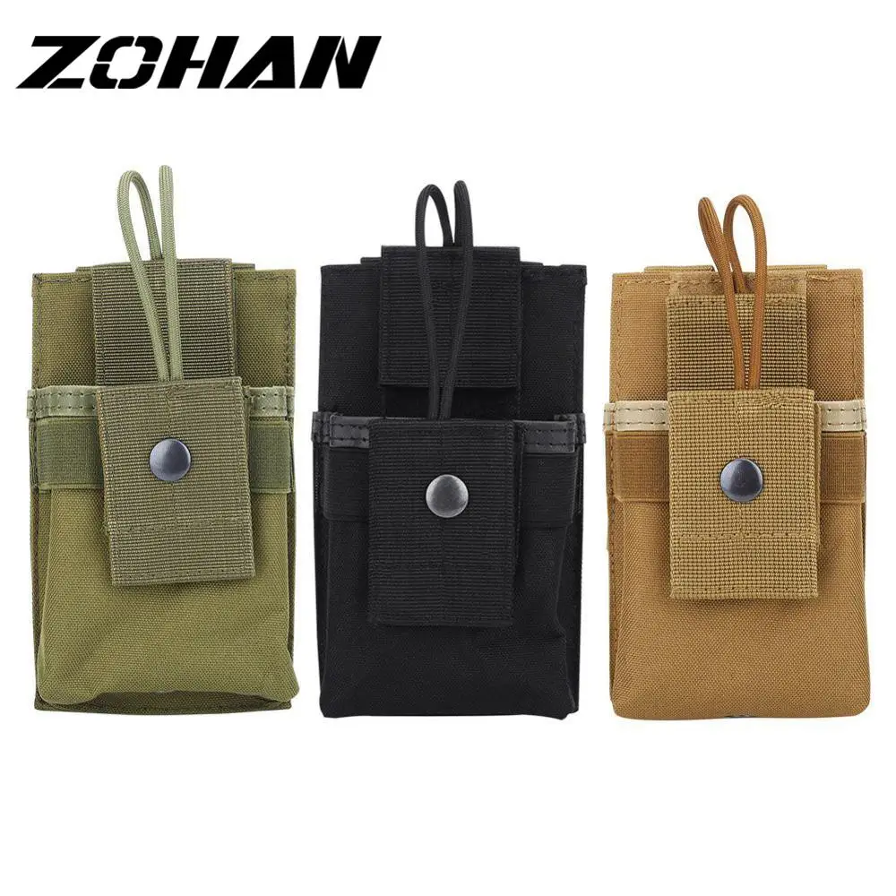 

Zohan Tactical Molle Walkie Talkie Pouch Hunting Interphone Storage Bag for Military Use Molle Attachment Interphone Radio Case
