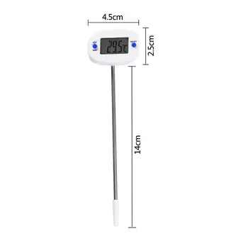 

Food Thermometer Cooking Temperature Sensor LED Digital Display Electronic Probe Thermometer Liquid Meat Thermometer