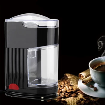 

120W Stainless Steel Coffee Grinder Household Electrical Pepper Adjustable Grinding Spice Medicinal Powder Multifunctional Maker