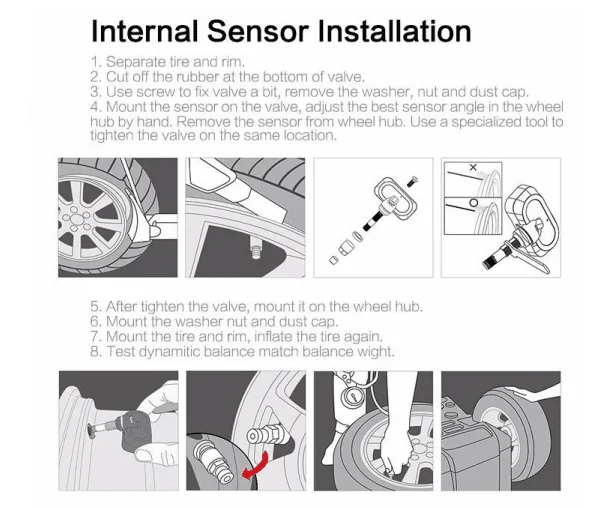 Ступица Smart Car TPMS система контроля давления в шинах Солнечная энергия TPMS цифровой ЖК-дисплей Автоматическая охранная сигнализация s с 4 Sens