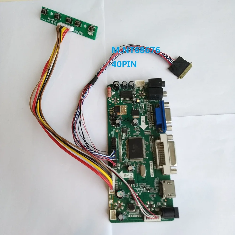 

card kit Controller board DIY 2019 HDMI For B156XW02 V.3 1366X768 screen panel digital signal LED VGA LCD 14" driver DVI