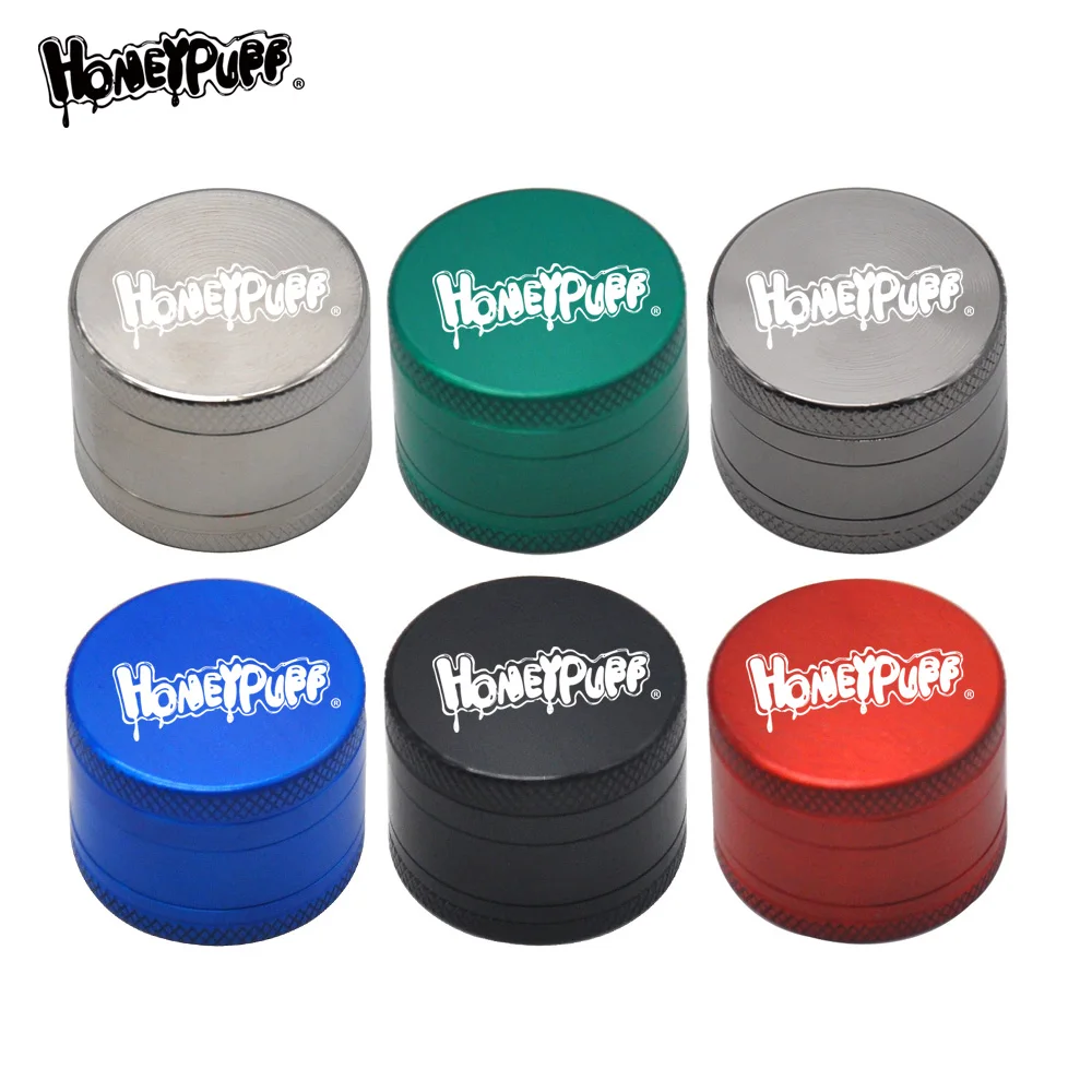 HONEYPUFF Weed Grinder 30MM 3 Pieces Zinc Alloy Tobacco Herb Grinder