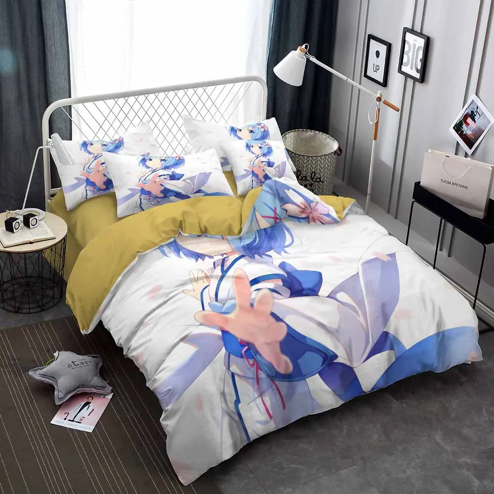 Корейский "s хлопок аниме 3D принт постельное белье набор Наруто цельный Комплект постельного белья для девочек мальчиков горячая Распродажа пододеяльник набор двойной полный королева