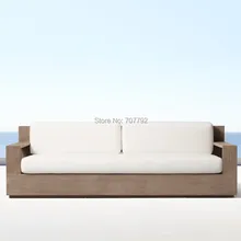 Атмосферный Тиковый деревянный Патио Сад Открытый 8" люкс диван мягкая мебель