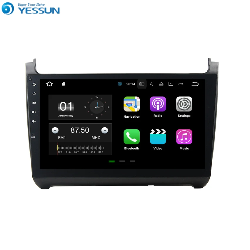 YESSUN для Volkswagen Polo 2015 ~ 2017 Android автомобильный навигатор GPS Аудио Видео Радио стерео