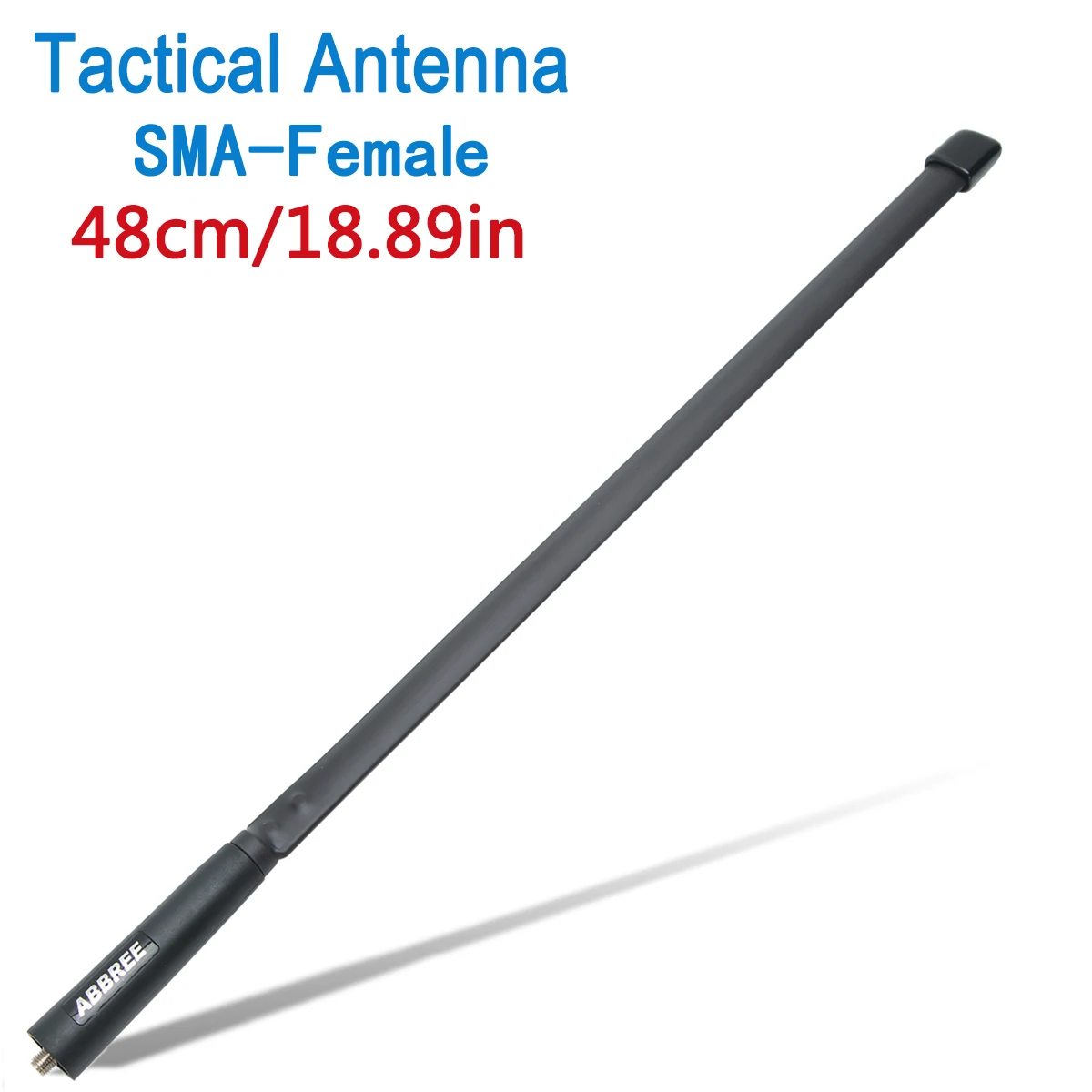 ABBREE CS тактическая Складная антенна SMA Female Dual Band VHF UHF 144/430Mhz для раций Baofeng UV 5R