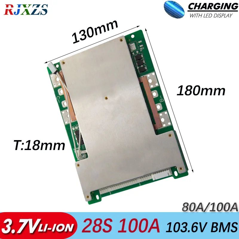Литий-ионный аккумулятор BMS 28S 100 А В литий-ионный PCM для электрического мотоцикла