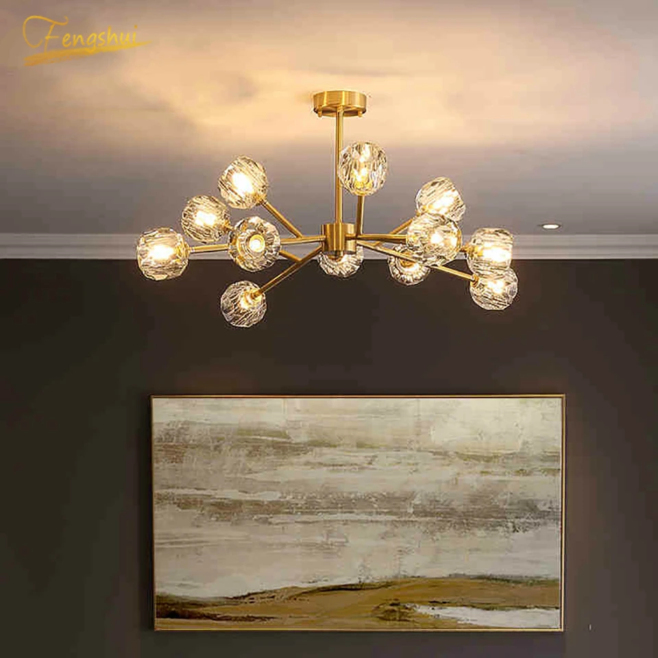 

Modern LED Chandelier Lighting Living Room Hotel Hall Dining Room Bedroom Crystal Ceiling Chandelier Indoor Lighting Chandeliers