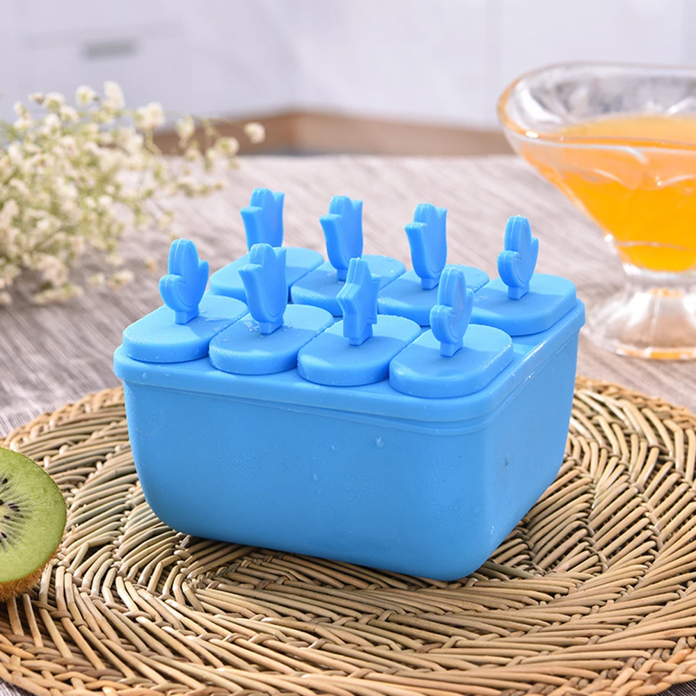 6/8 ячейка DIY Мороженое Форма для выпечки высокого качества пищевой пластик формочка леденец плесень кубик льда десертные формы домашняя кухня