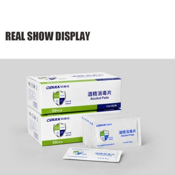 

Recommend 50pcs/box Alcohol Pads Alcohol Wipes Sterilization Antiseptic Cleanser