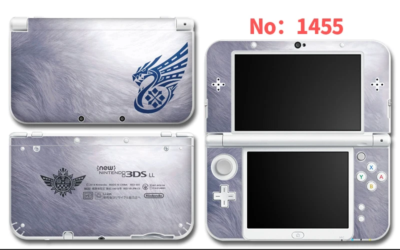 Protector Cover Decal Vinyl Skin Sticker for Nintendo NEW 3DS XL/LL Limited Machine Stickers 