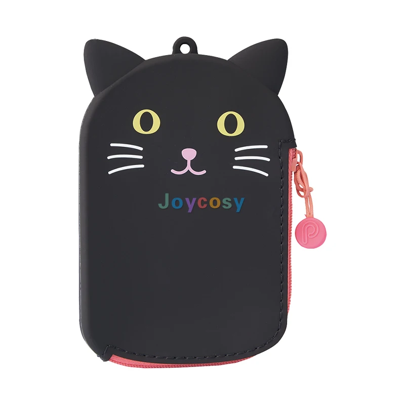 PuniLabo Gray Cat Zipper Pouch