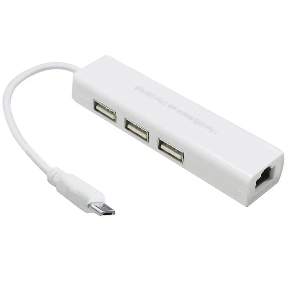3-Порты и разъёмы зарядное USB устройство с 2,0 концентратор переходник разветвитель с микро USB Мощность Порты и разъёмы ULC07