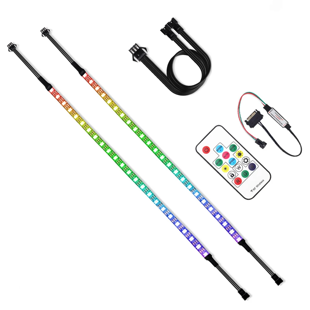 SATA интерфейс питания светодиодсветодиодный лента RGB чехол для компьютера