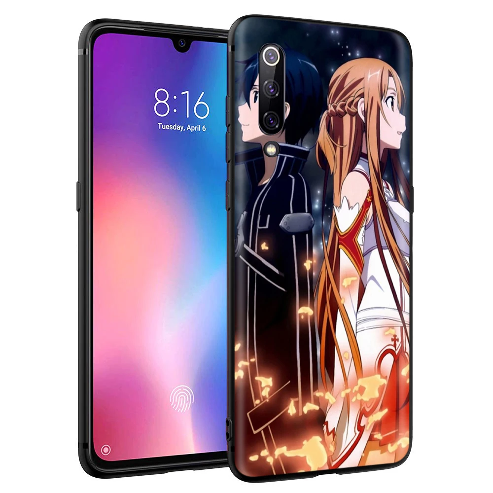 Чехол Sword Art Online для Xiaomi Redmi Note 4 4x 4a 5 5a 6 8 8A MI 9 9s 10 8T K30 Pro Max Lite Plus|Бамперы| |