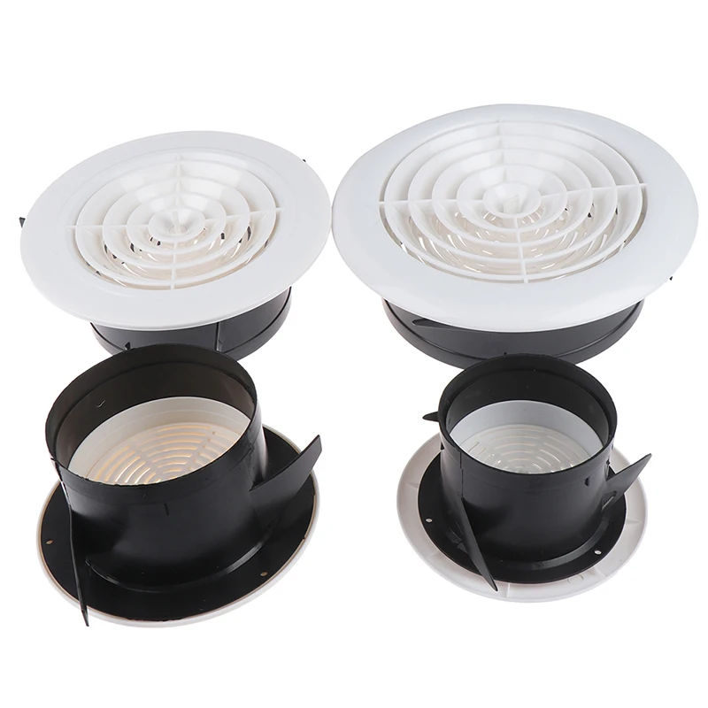 

3~8 ''Adjustable Ventilation Grilles Grid Air Vent Round Louver Grille Cover New Arrival