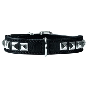 

HUNTER collar for dogs Hunter Rocky petit black skin 27 16 mm 20 - 24 cm