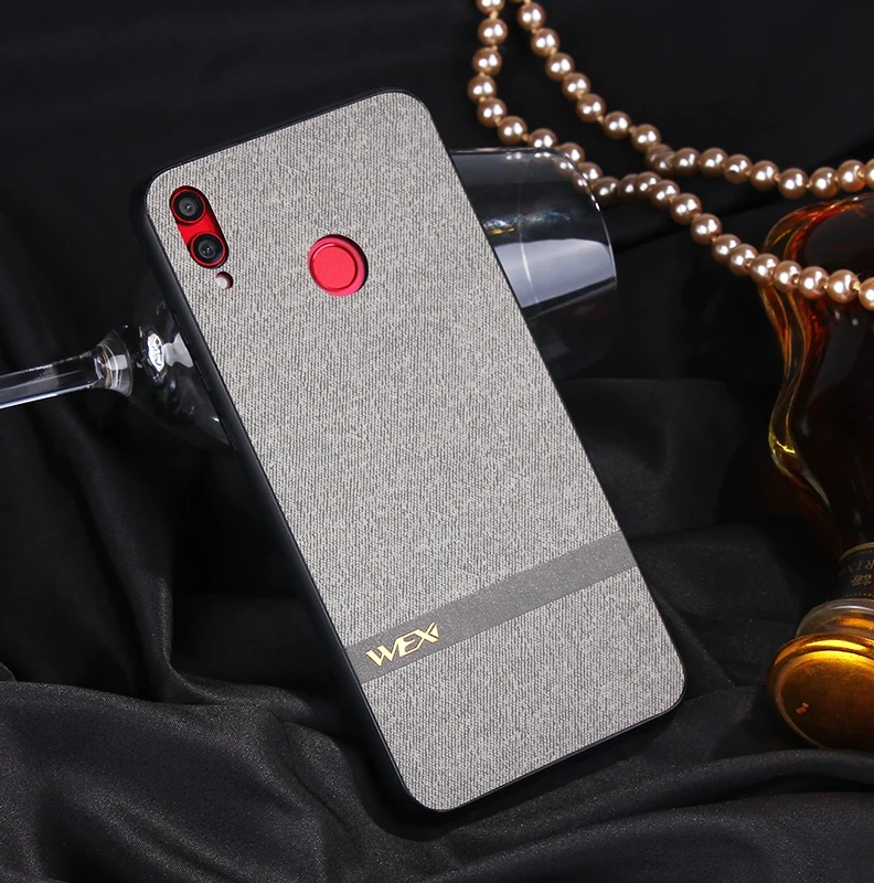 Чехлы для Huawei P20 Enjoy 8 Nova 3i 3e Mate 20 Lite чехол из ТПУ и ПК два в одном тканевый патч