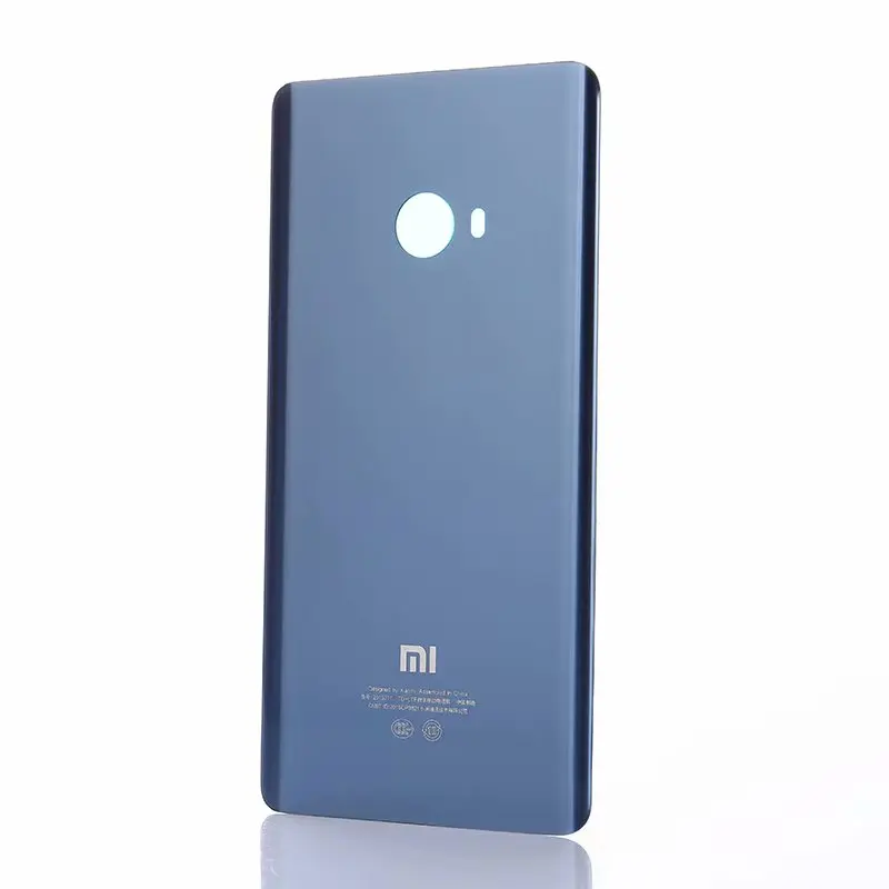 Note2 Minote2 стеклянный чехол на заднюю крышку для Xiaomi Mi Note 2 задняя дверь ремонт замена батарея чехол+ наклейка - Цвет: Синий