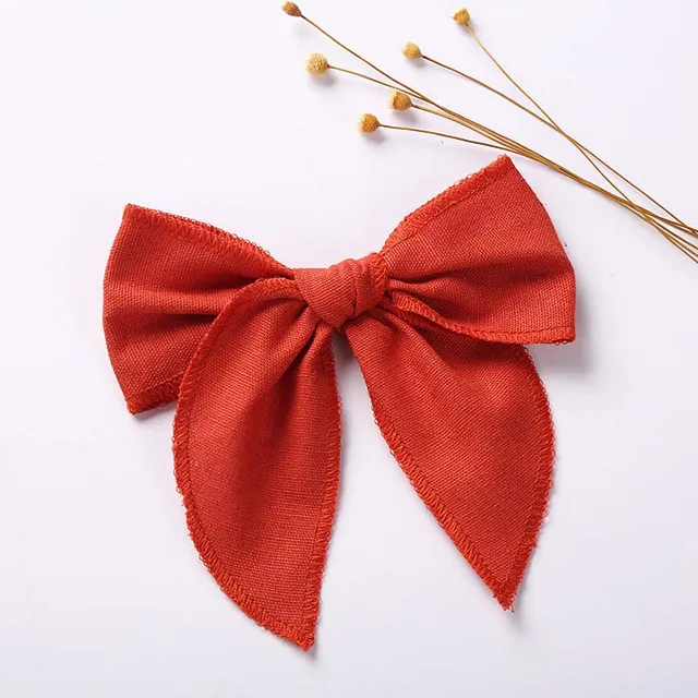 Elegant Chiffon Big Bow Spring Hair Clip Fashion Print Floral Hair Barrette For Women Girls Sweet Hairclip Hair Grip Accessories type 05