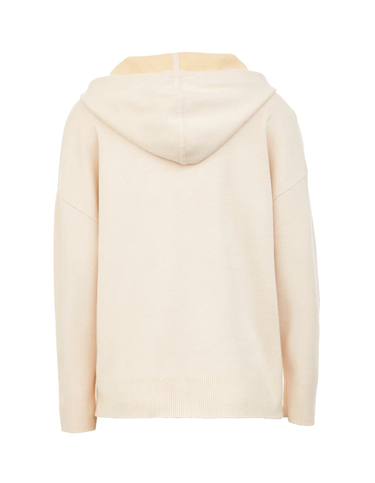 Vero Moda зимний свитер с капюшоном и животным узором на шнуровке | 319413548