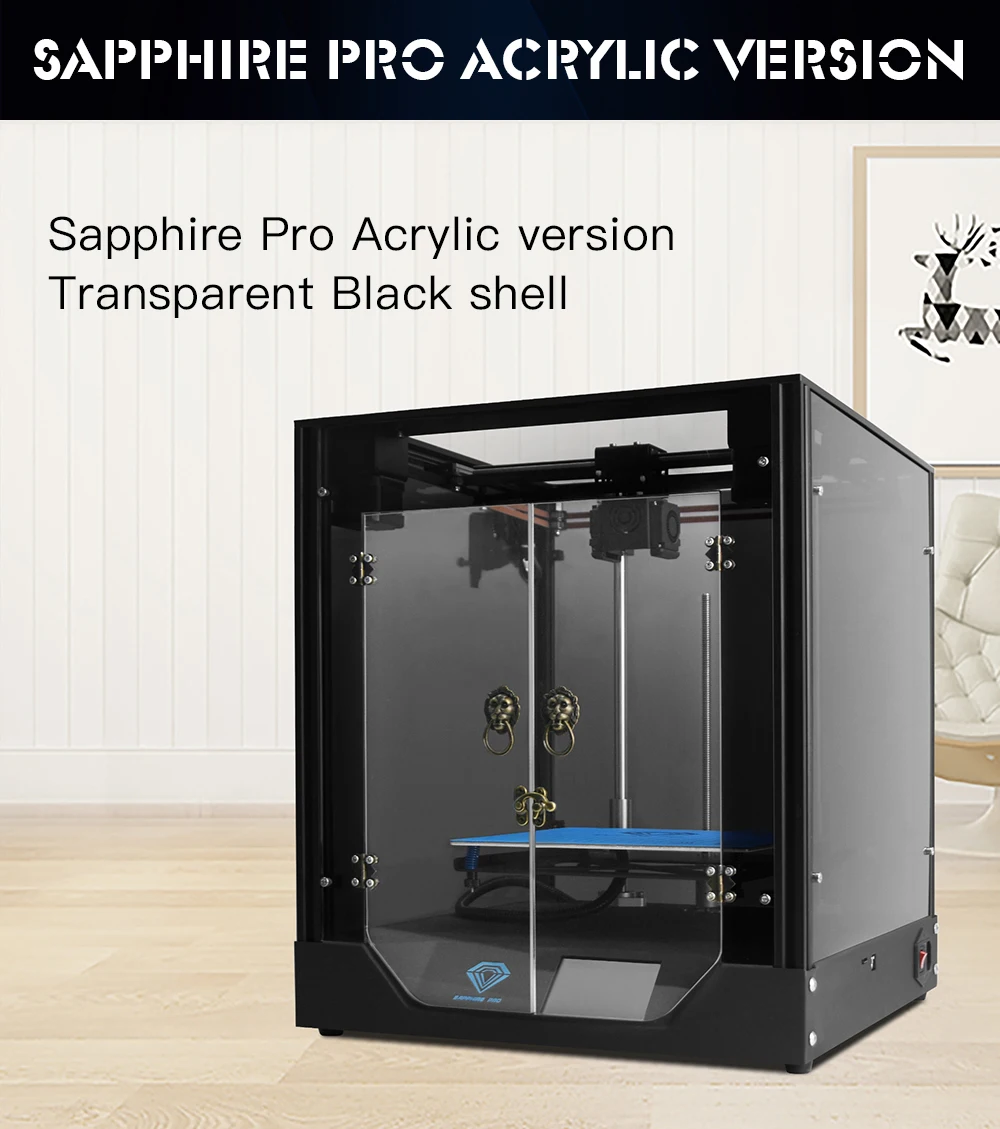 Два дерева 3d принтер Sapphire pro CoreXY BMG экструдер Core xy Высокоточный сапфир S Pro 3d DIY наборы 3,5 дюймов сенсорный экран