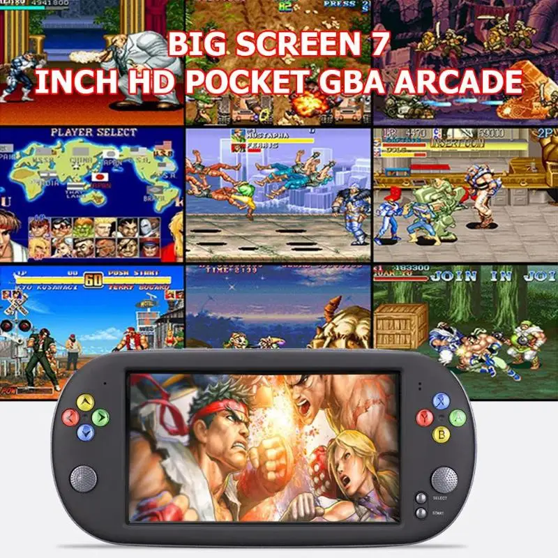 Psp X16 7 дюймов экран Встроенный 8 Гб 16 Гб памяти ретро портативная игровая консоль подарок для игр/музыки/просмотра фильмов