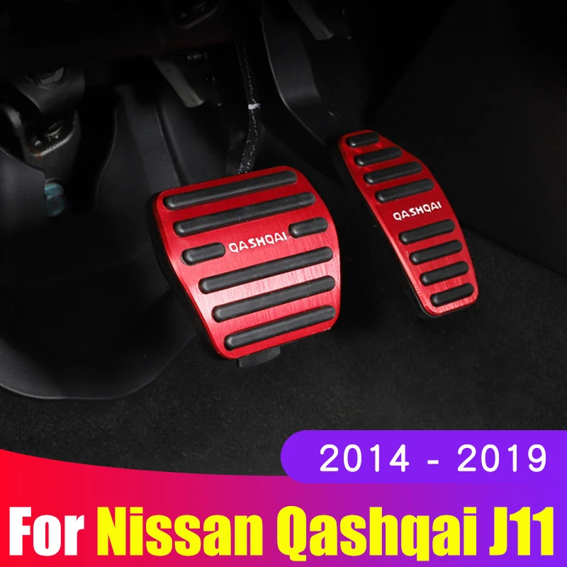 Педали топливного тормоза из алюминиевого сплава для Nissan Qashqai j11 2014 2018 2019