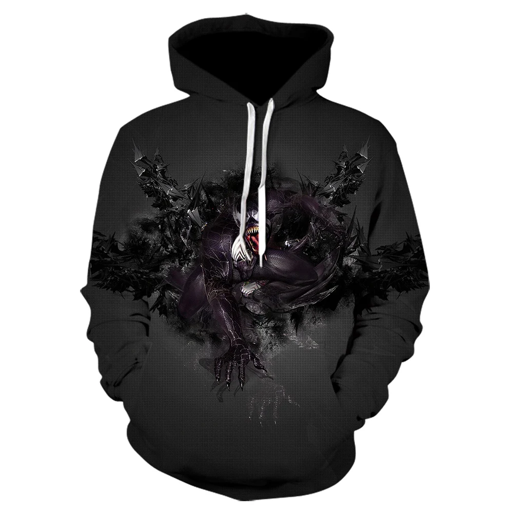 Harajuku sudadera hombre venom Серия movie 3D печать Толстовка Модный свитшот тонкие кофты с капюшоном "Marvel" череп пальто - Цвет: WE-735