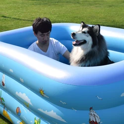 3 Layer Swimming Pool 3.05m Equipment Pump Toys Swimming Pool Inflatable Toys Removable Children Piscina Hinchable Sports AB50YC