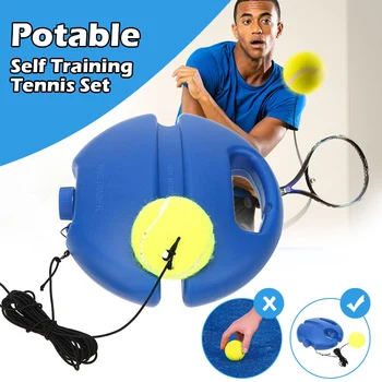 

Intensive Tennis Trainer Tennis Practice Single Self-Study Training Rebound Tool ENA88
