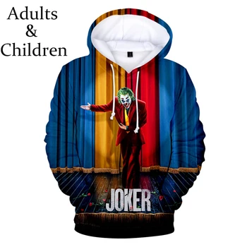 

3D Print Joker Hoodies Men Women Casual Hoodie Hot Kids Sweatshirt Harajuku boys girls Comic Joker 3D Hoodies pullovers
