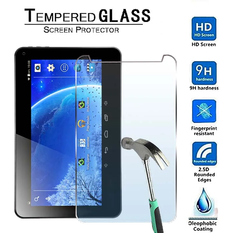 

For IRULU Expro X1a-Premium Tablet 9H Tempered Glass Screen Protector Film Protector Guard Cover