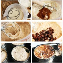 Хлеб венчик для теста смеситель яйцо колотушки деревянная ручка аксессуары для волос инструмент для Кухня AC889